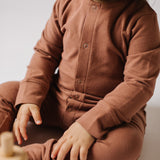 Pehr-Essentials Romper-Soft Clay-2