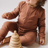 Pehr-Essentials Romper-Soft Clay-3