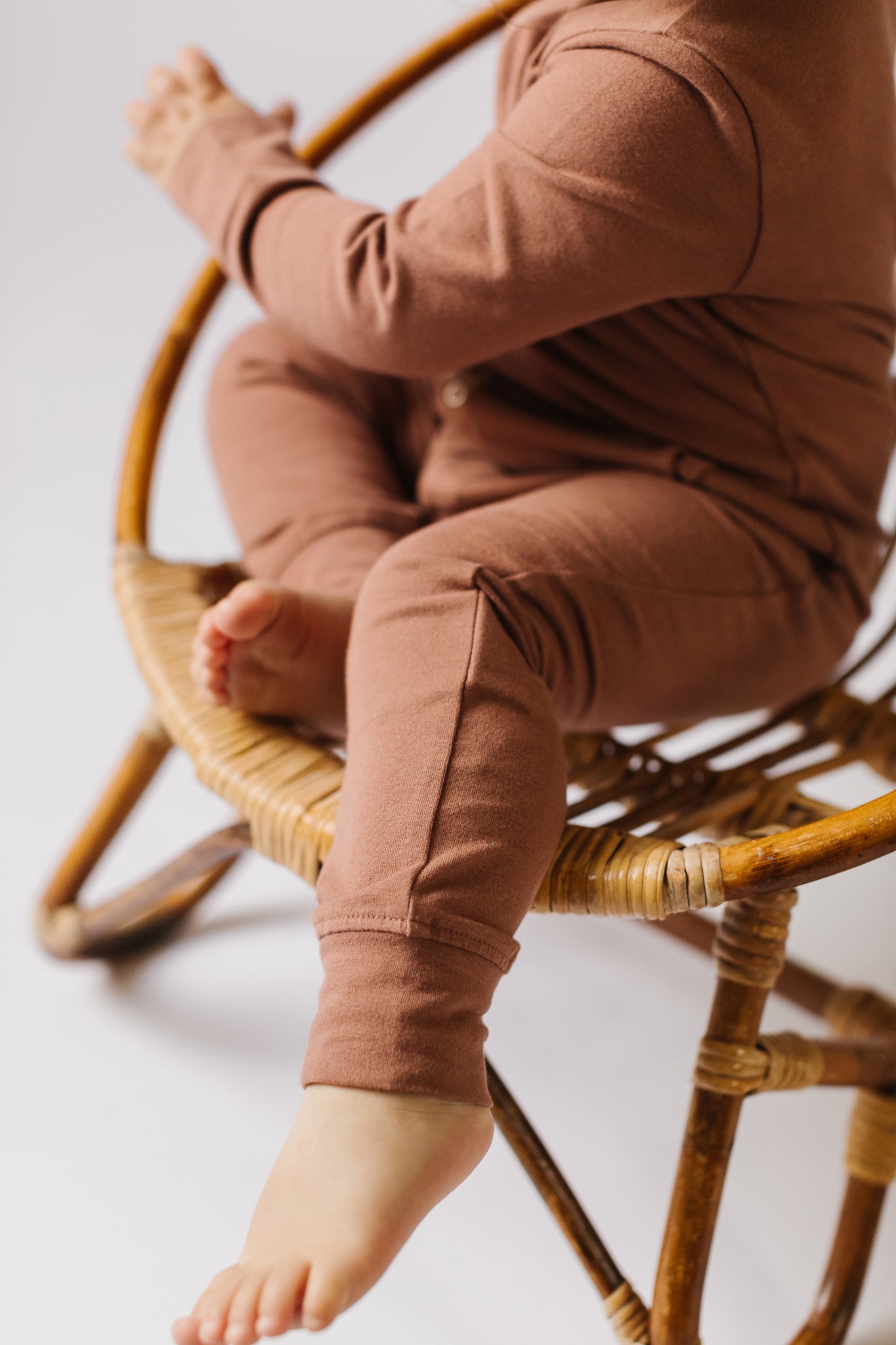 Pehr-Essentials Romper-Soft Clay-4