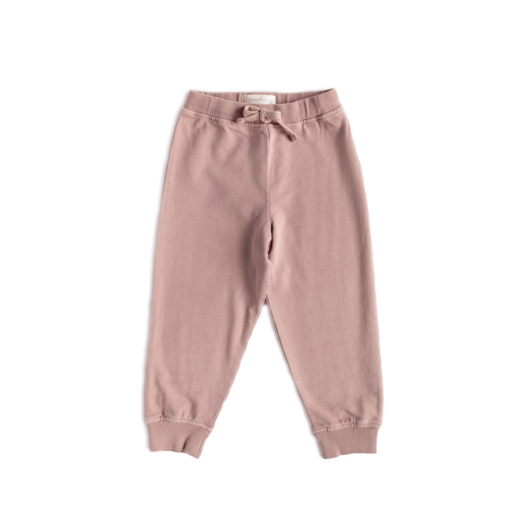 Pehr-Kids French Terry Jogger-Soft Peony-1