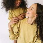 Pehr-Women's French Terry Sweatshirt-Dijon-2