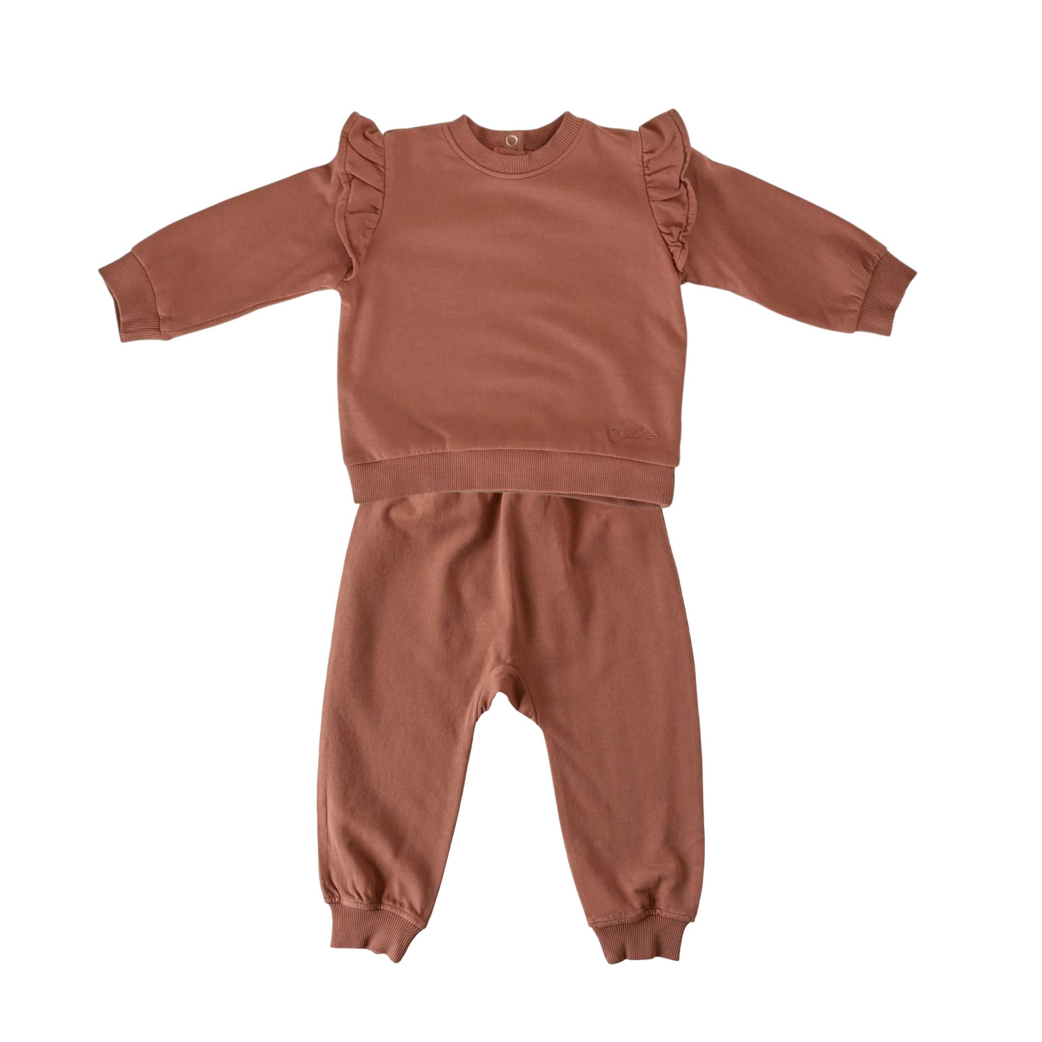 Pehr-French Terry Matching Set-Clay-1