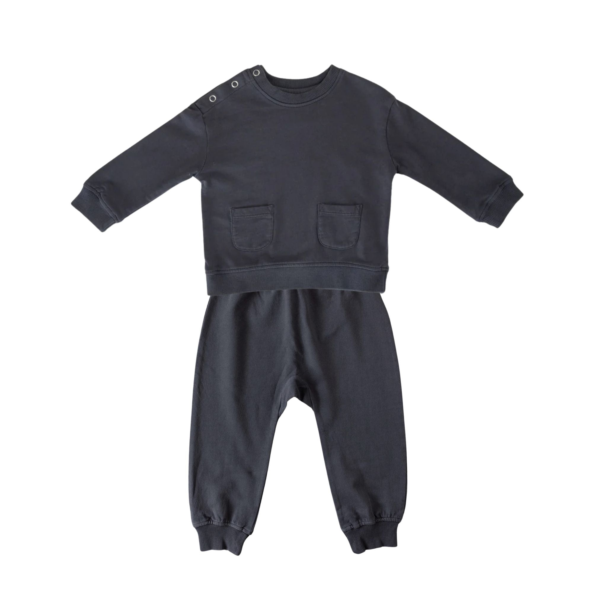 Pehr-French Terry Matching Set-Ink Blue-1