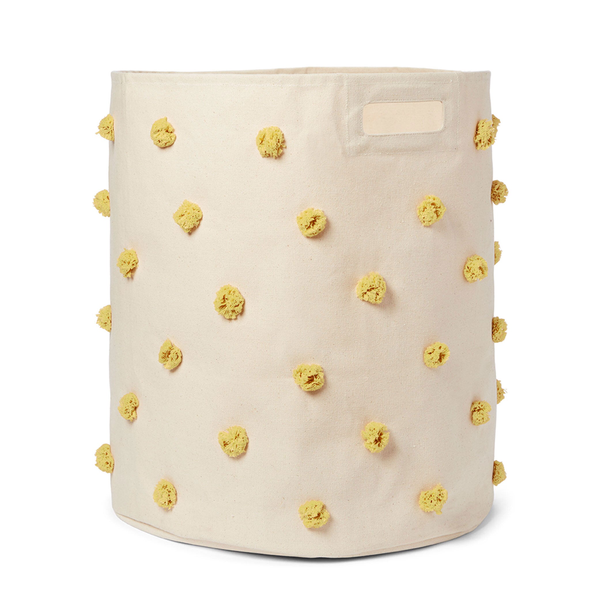 Pehr-Pom Pom Basket Hamper-Marigold-1