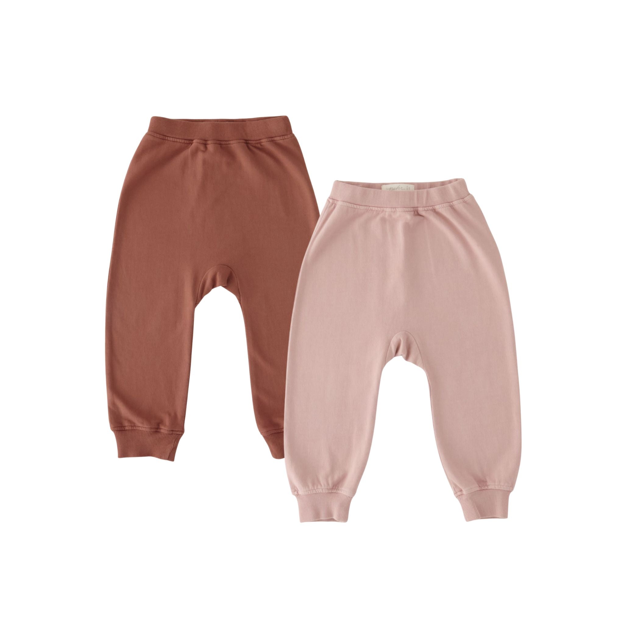 Pehr-French Terry Harem Pant-Pinks-Baby-1