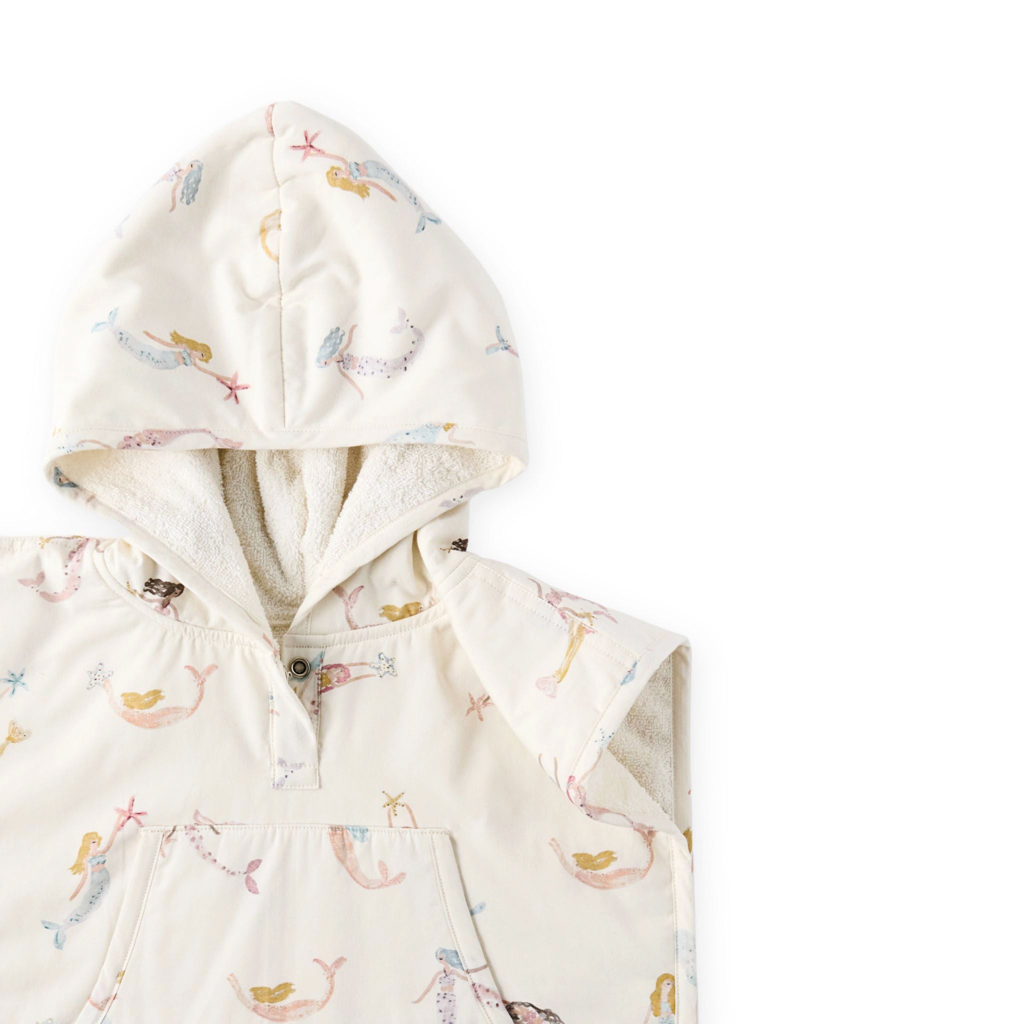 Pehr - Hooded Poncho Towel - Mermaid Melody- Baby-1