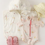 Pehr - Hooded Poncho Towel - Mermaid Melody- Baby-6