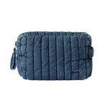 Pehr-Quilted Denim Pouch-Vintage Wash-1