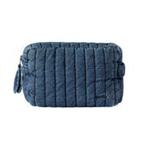 Pehr-Quilted Denim Pouch-Vintage Wash-1