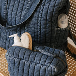 Pehr - Quilted Denim Pouch - Vintage Wash - 2