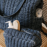 Pehr - Quilted Denim Pouch - Vintage Wash - 2
