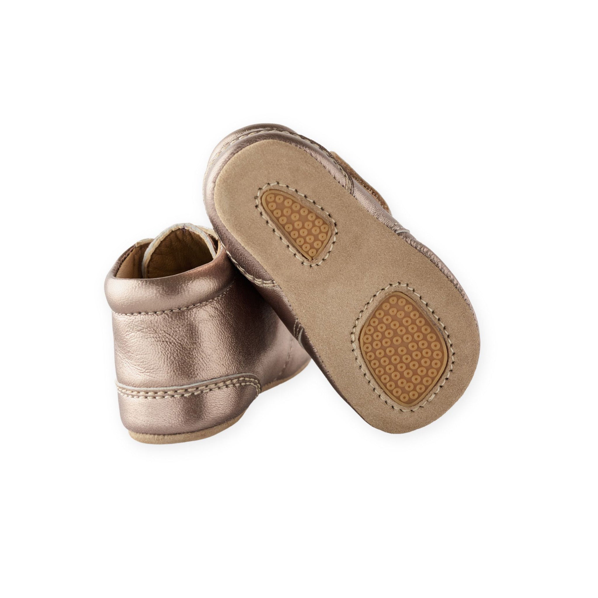 Pehr-Metallic Babble Bootie-Antique Bronze-7