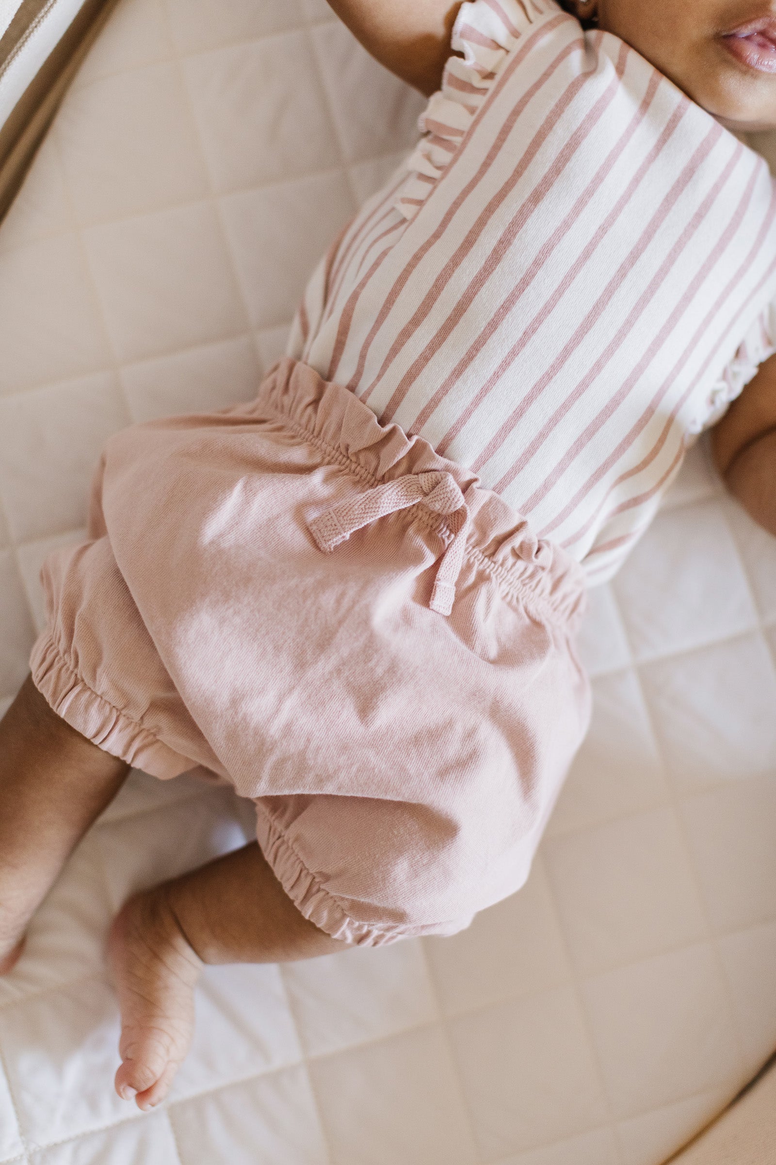 Pehr-Garment Dye Bloomer Short-Soft Peony-5