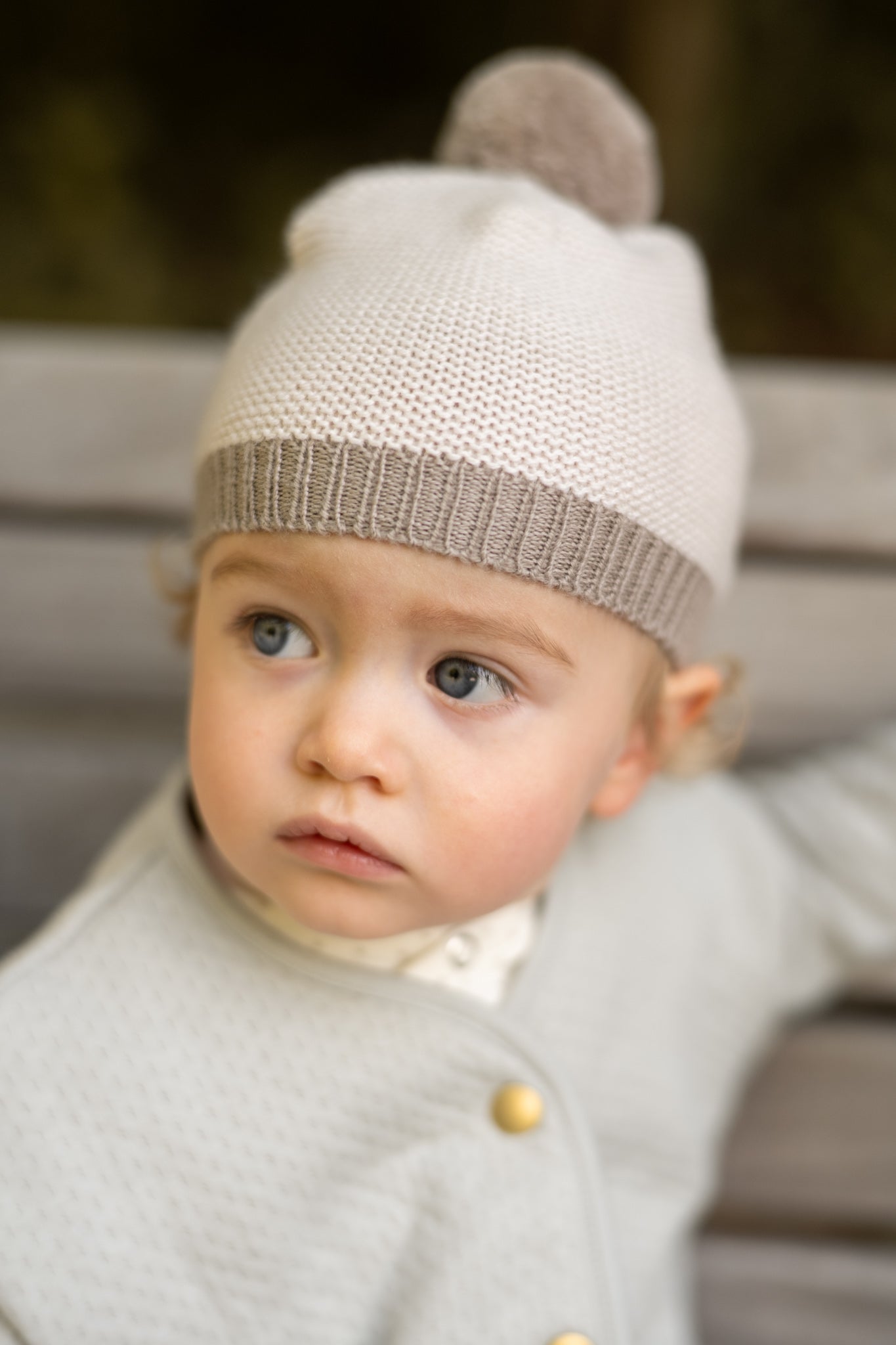 Pehr-Toddler Wool Knit Hat-Natural - Portobello-4