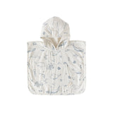 Pehr - Hooded Poncho Towel - Life Aquatic - Toddler-5