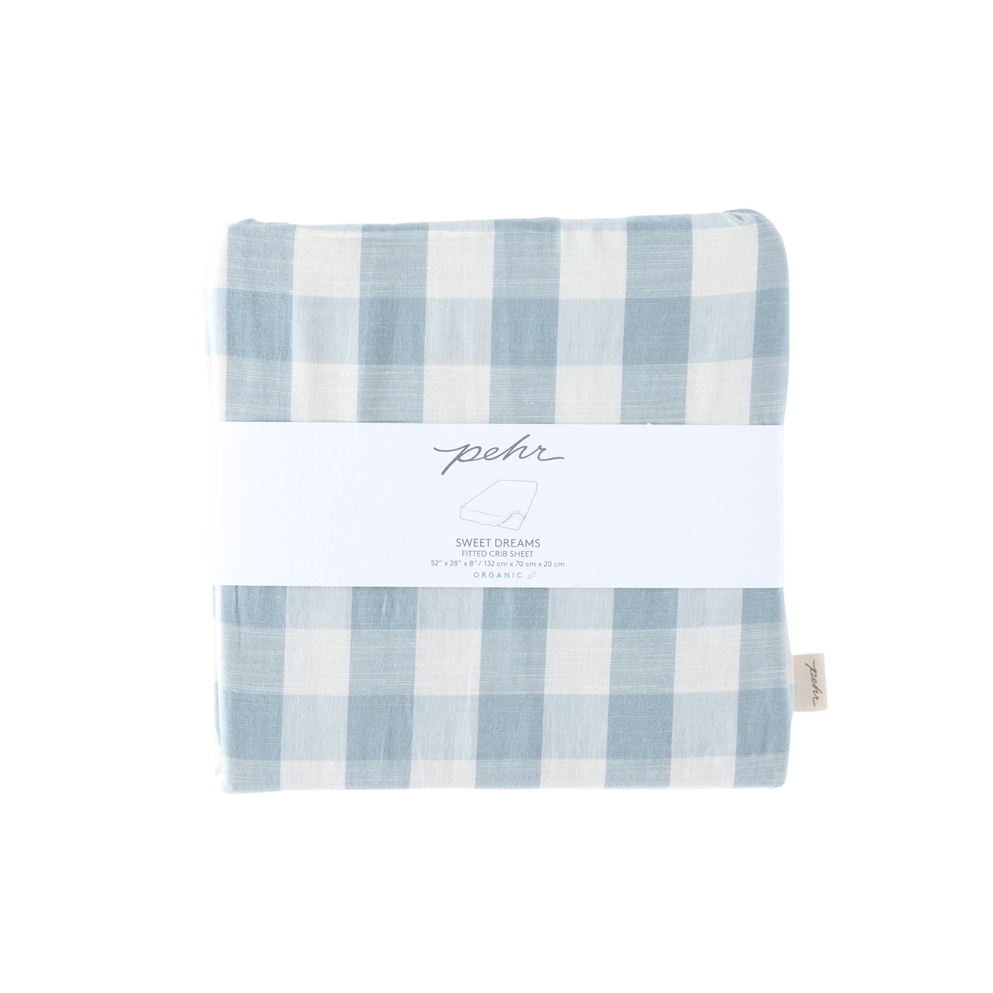 Pehr-Checkmate Crib Sheet- Checkmate Pond-3
