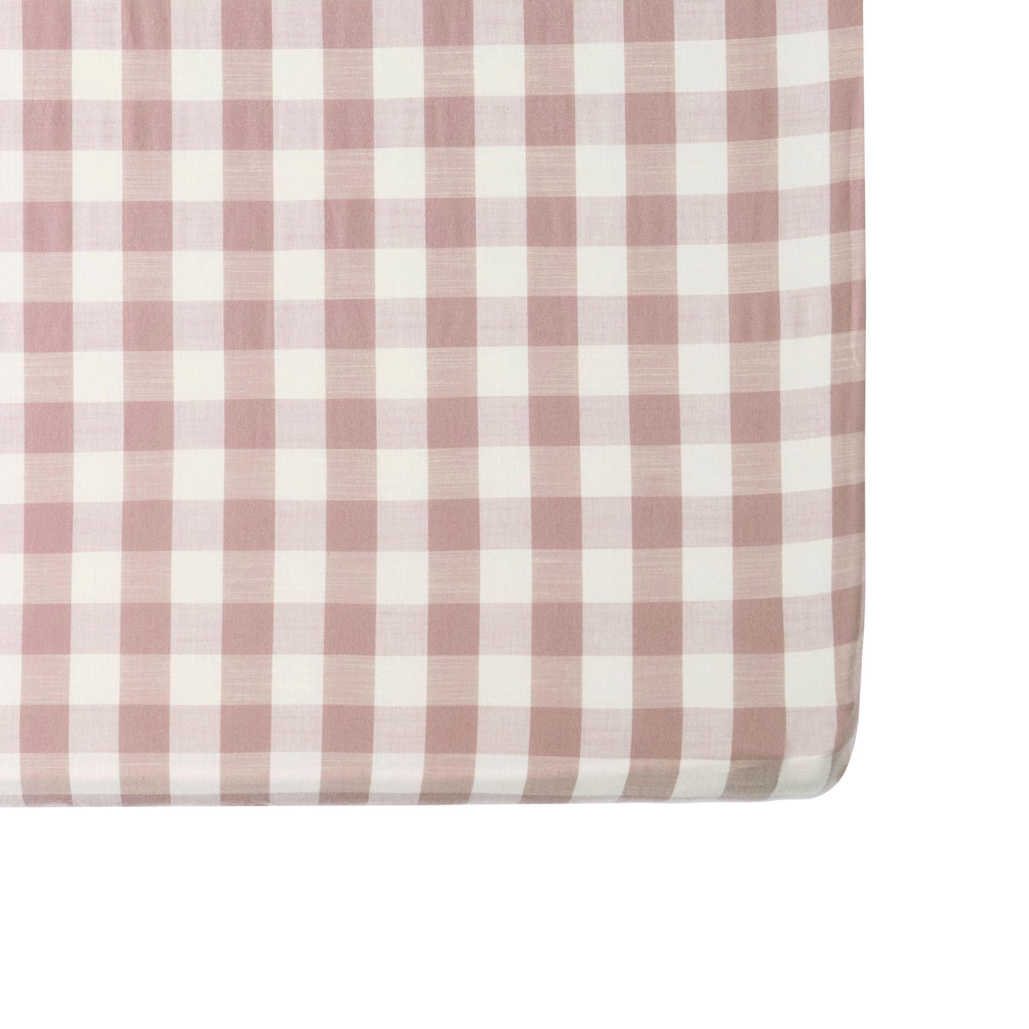 Pehr-Checkmate Crib Sheet- Checkmate Iris-1