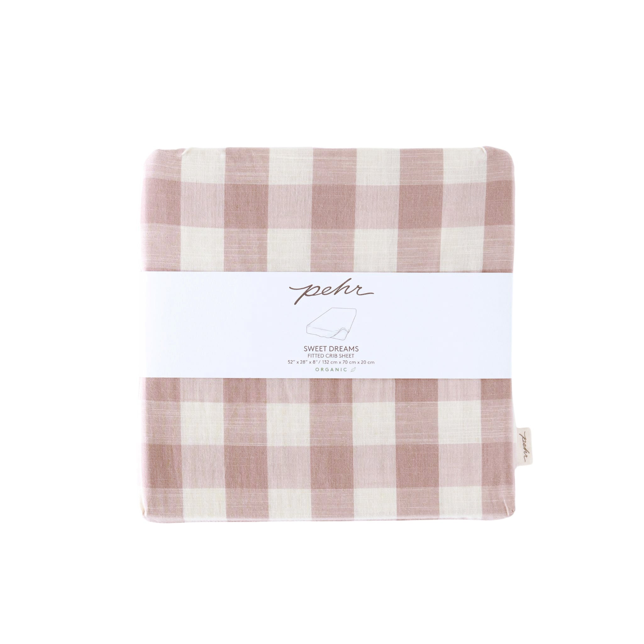 Pehr-Checkmate Crib Sheet- Checkmate Iris-3