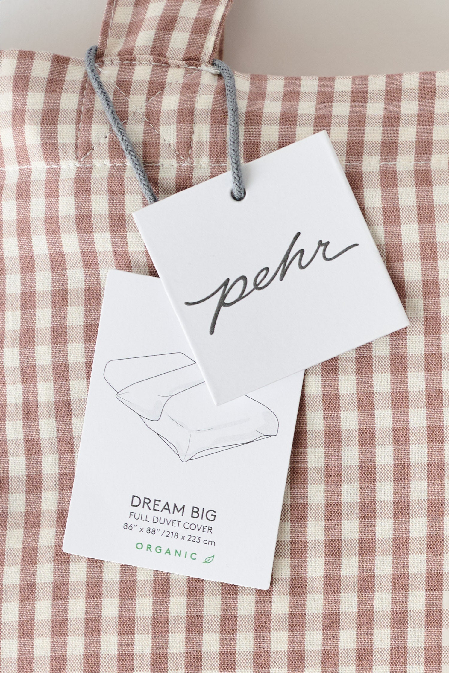 Pehr-Gingham Duvet Cover-Thistle-5