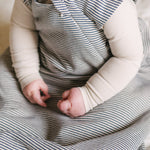 pehr-Sailor Stripe Front Zipper 1.0 Tog Sleep Bag-Ink-0-9 mos-2