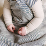 pehr-Sailor Stripe Front Zipper 1.0 Tog Sleep Bag-Ink-0-9 mos-2