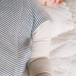 pehr-Sailor Stripe Front Zipper 1.0 Tog Sleep Bag-Ink-0-9 mos-3