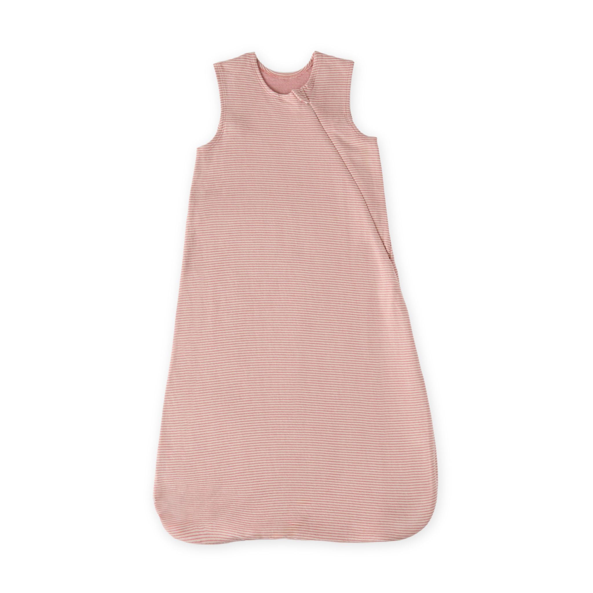 pehr-Sailor Stripe Front Zipper 1.0 Tog Sleep Bag-Tea Rose-0-9 mos-4