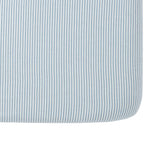 Pehr-Seersucker Crib Sheet-Marine Blue-1