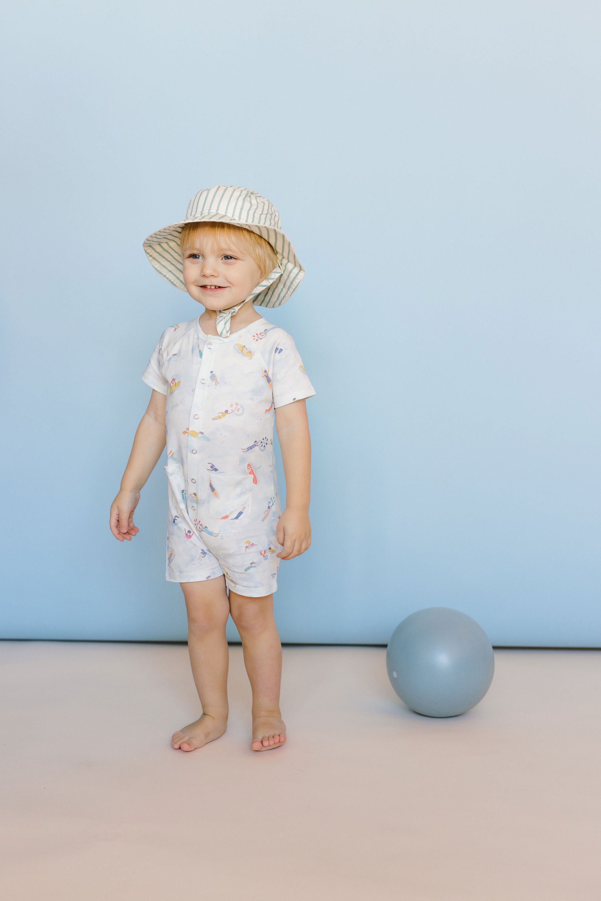 Pehr-Bucket Hat-Stripes Away Sea-Baby-3