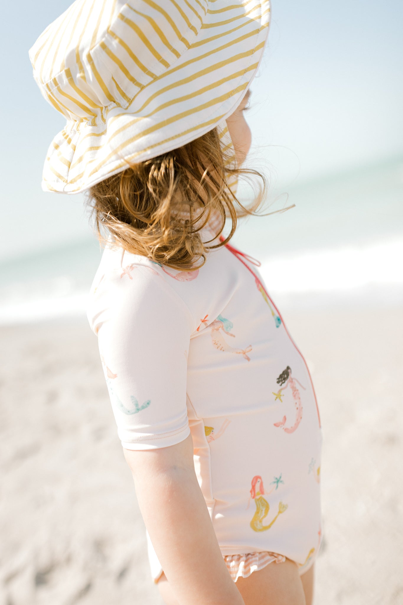 Pehr-Bucket Hat-Stripes Away Marigold-Baby-2