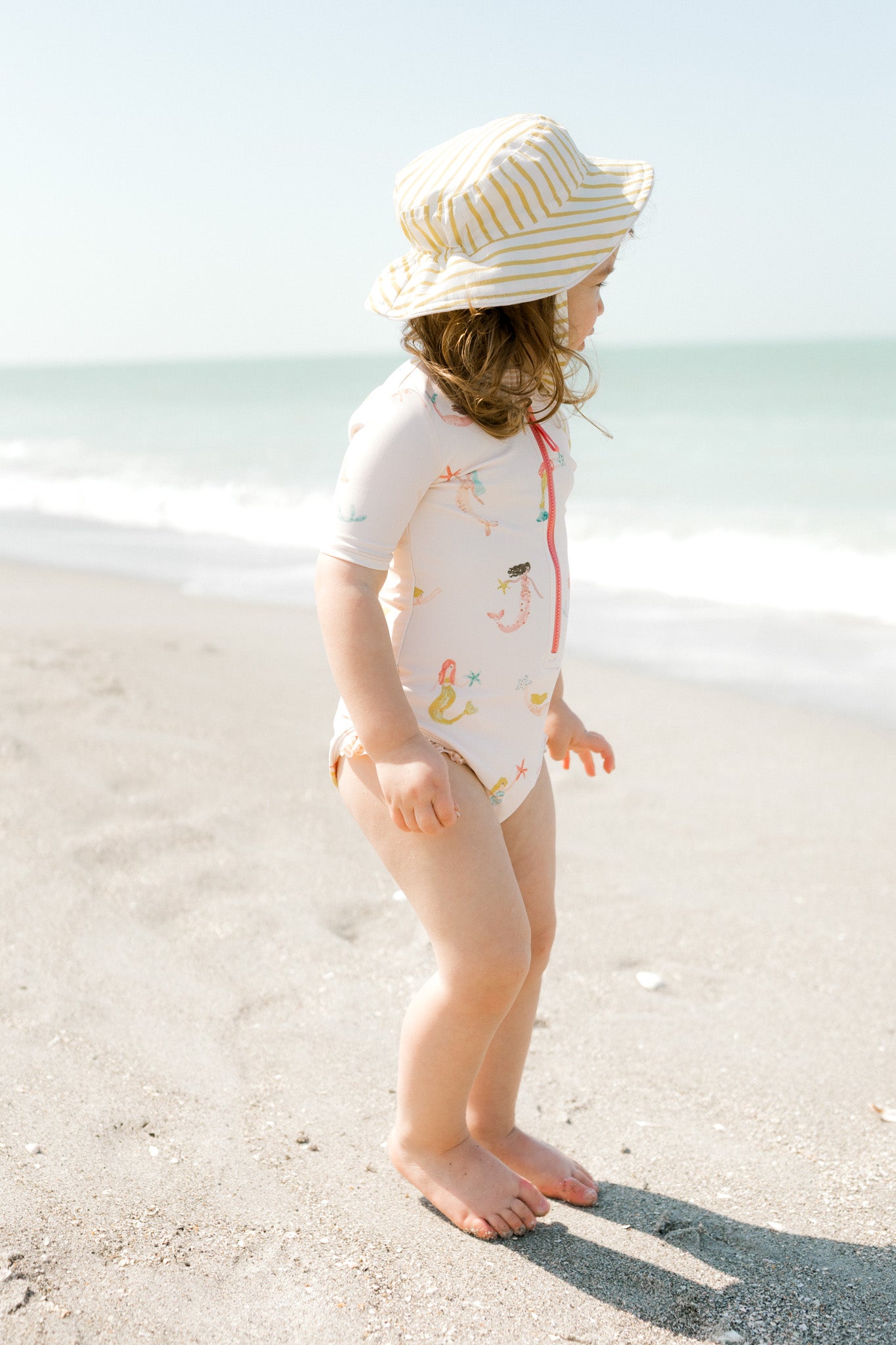 Pehr-Bucket Hat-Stripes Away Marigold-Baby-3