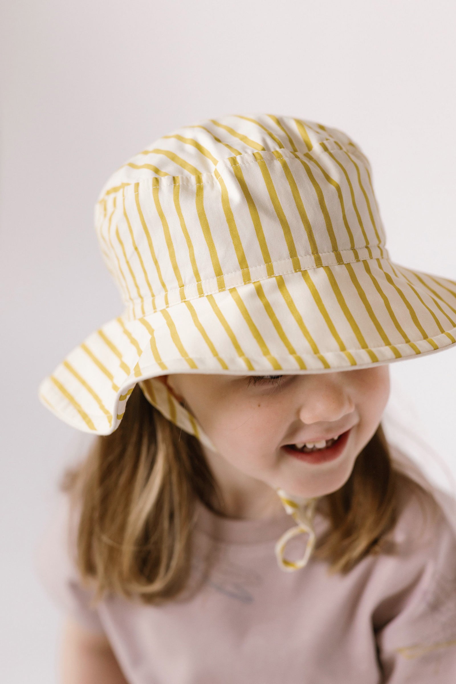Pehr-Bucket Hat-Stripes Away Marigold-Baby-4