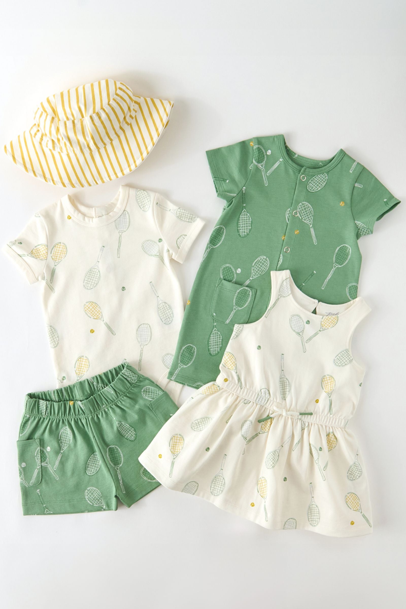 Pehr-Bucket Hat-Stripes Away Marigold-Baby-6