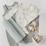 Pehr-Shoulder Snap One-Piece-Follow Me Elephant-4