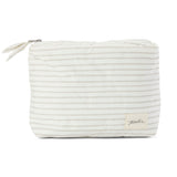 Pehr-On The Go Pouch-Stripes Away Pebble Grey Medium-1