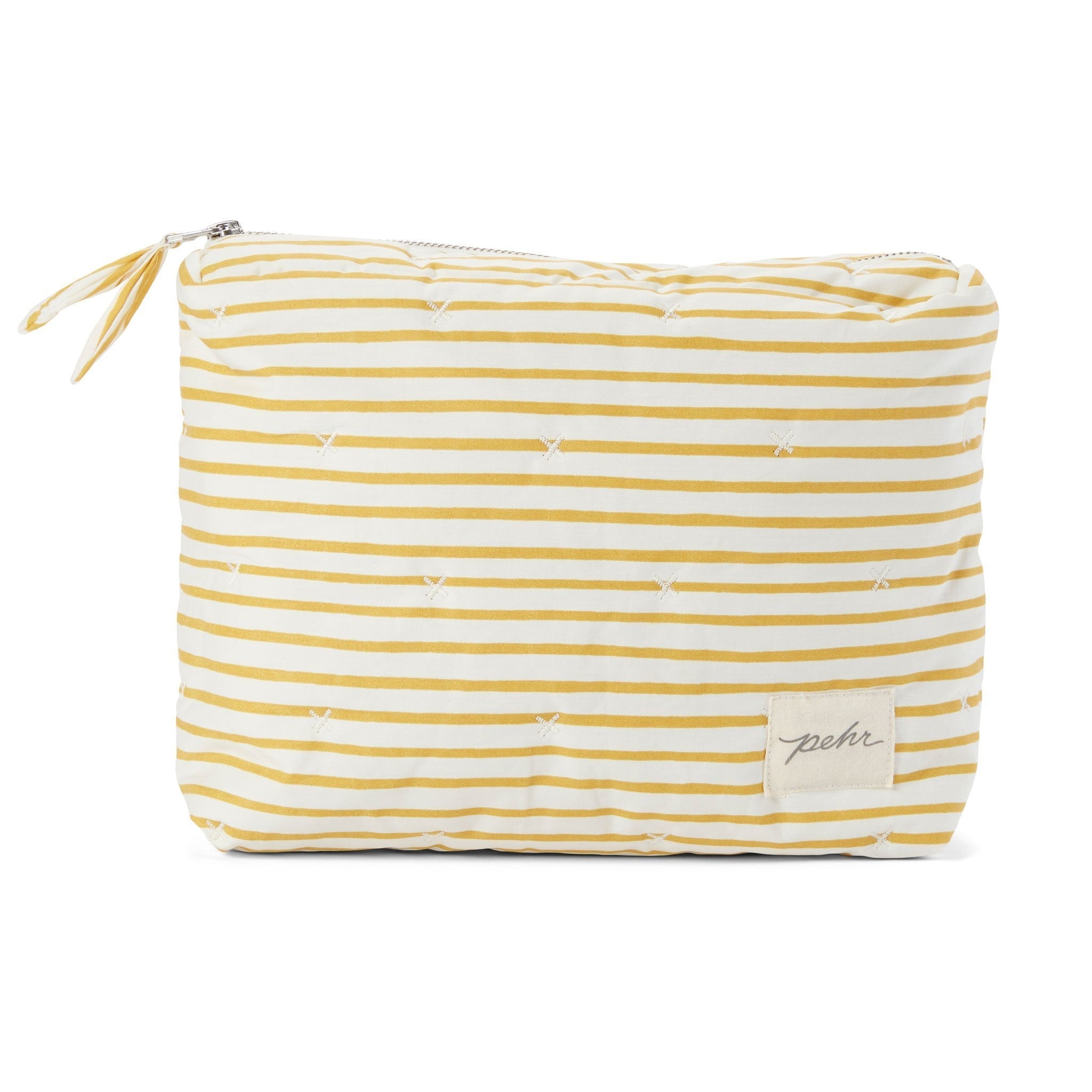 Pehr-On The Go Pouch-Stripes Away Marigold Medium-1