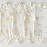 Pehr-Short Sleeve Shoulder Snap One-Piece-Follow Me Whale-10