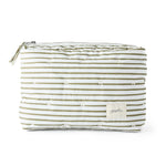 Pehr-On The Go Pouch-Stripes Away Olive Medium-1