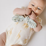 Pehr-Short Sleeve Shoulder Snap One-Piece-Follow Me Giraffe-2