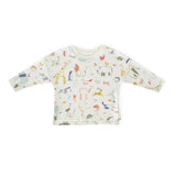 Pehr-Dropped Shoulder Long Sleeve Toddler Top-Into The Wild-1