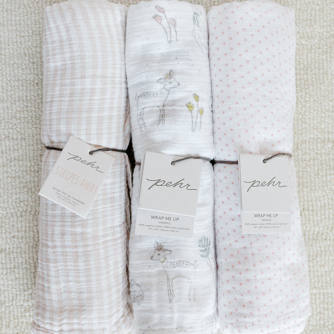 Pehr-Striped Swaddle-Stripes Away Petal-2