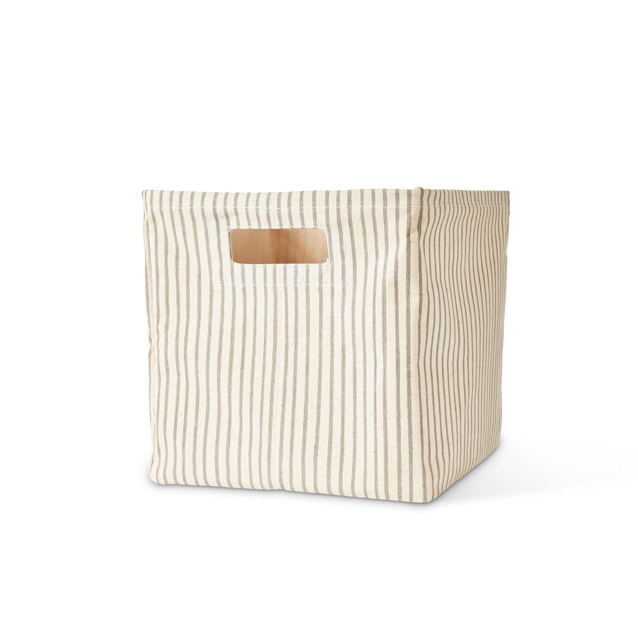 Pehr-Printed Cube-Stripes Away Pebble Grey-1