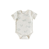 Pehr-Short Sleeve Shoulder Snap One-Piece-Follow Me Whale-5