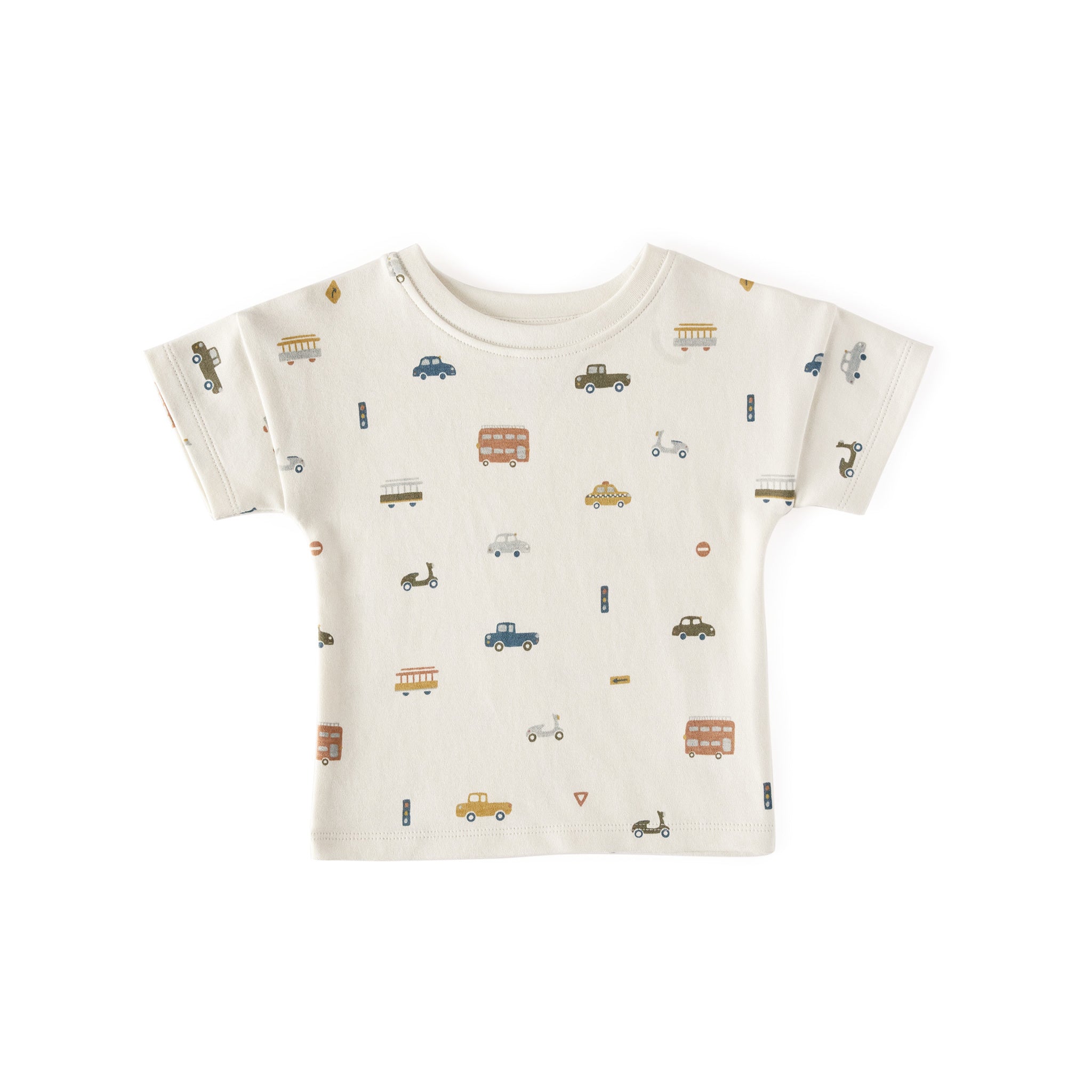 Pehr-Dropped Shoulder Short Sleeve T-Shirt-Rush Hour-1