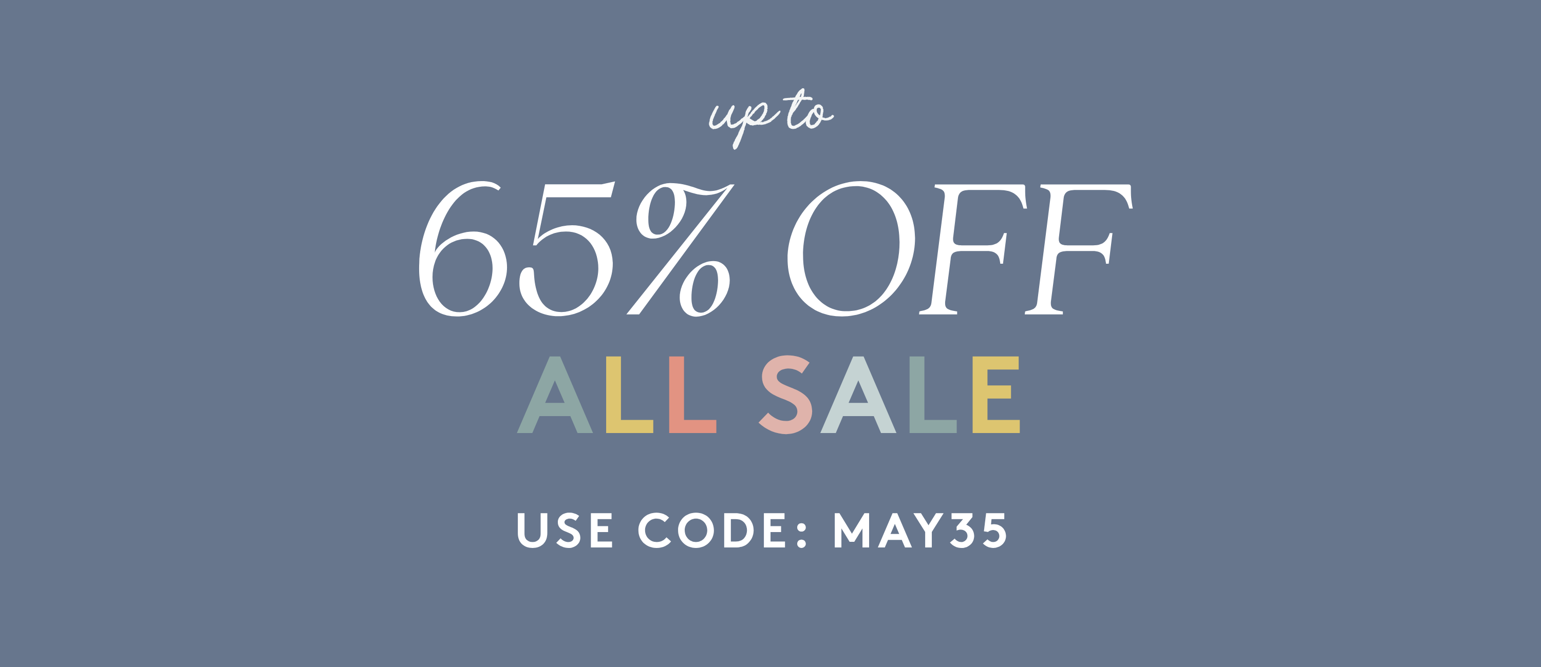 Sale - Up to 65% OFF