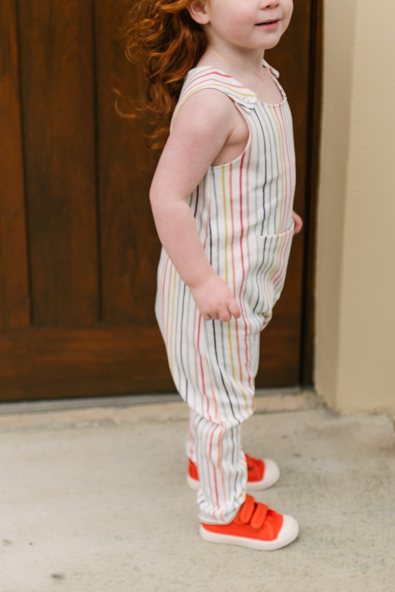 Overall - Stripes Away Rainbow