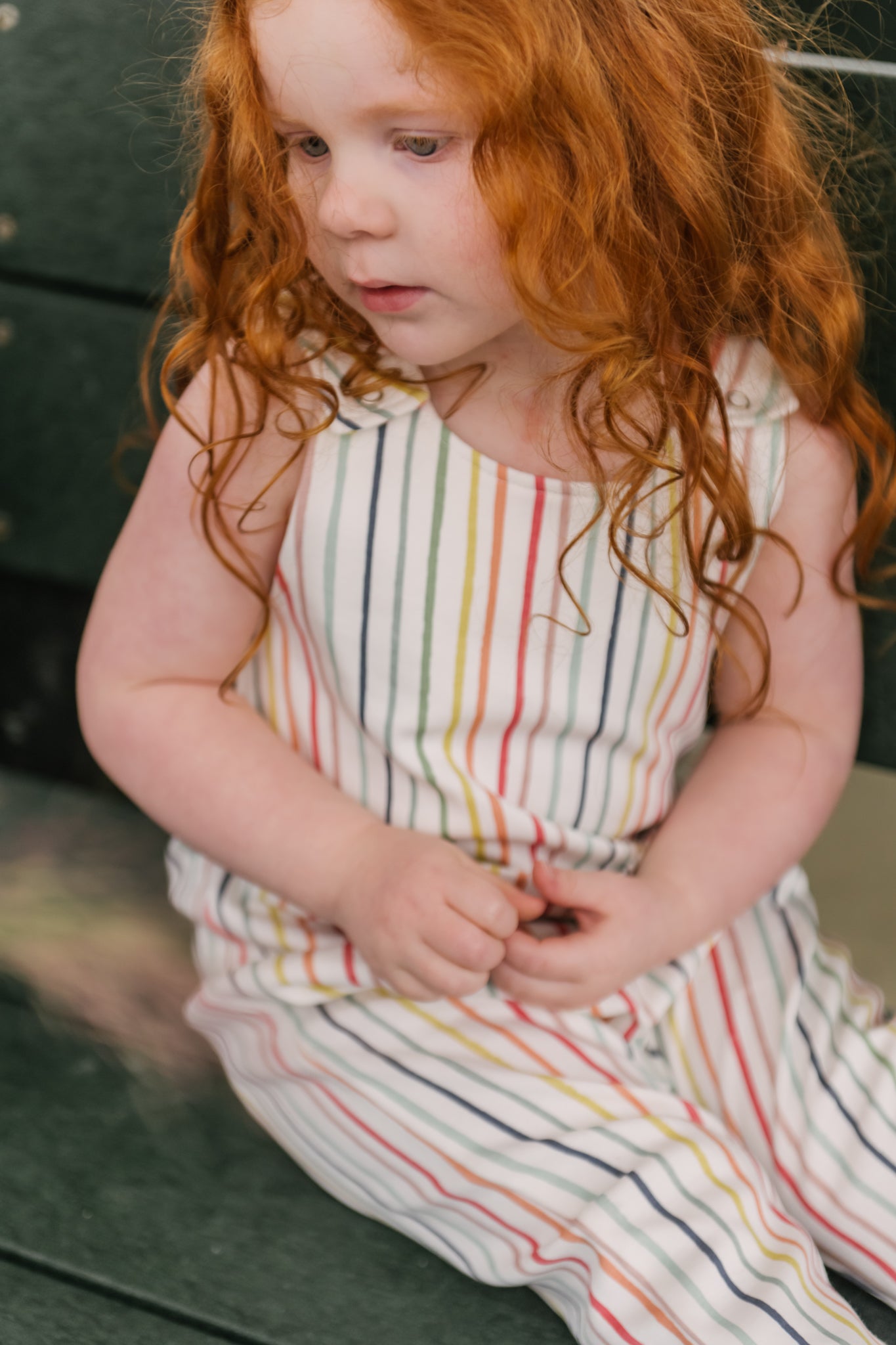 Overall - Stripes Away Rainbow