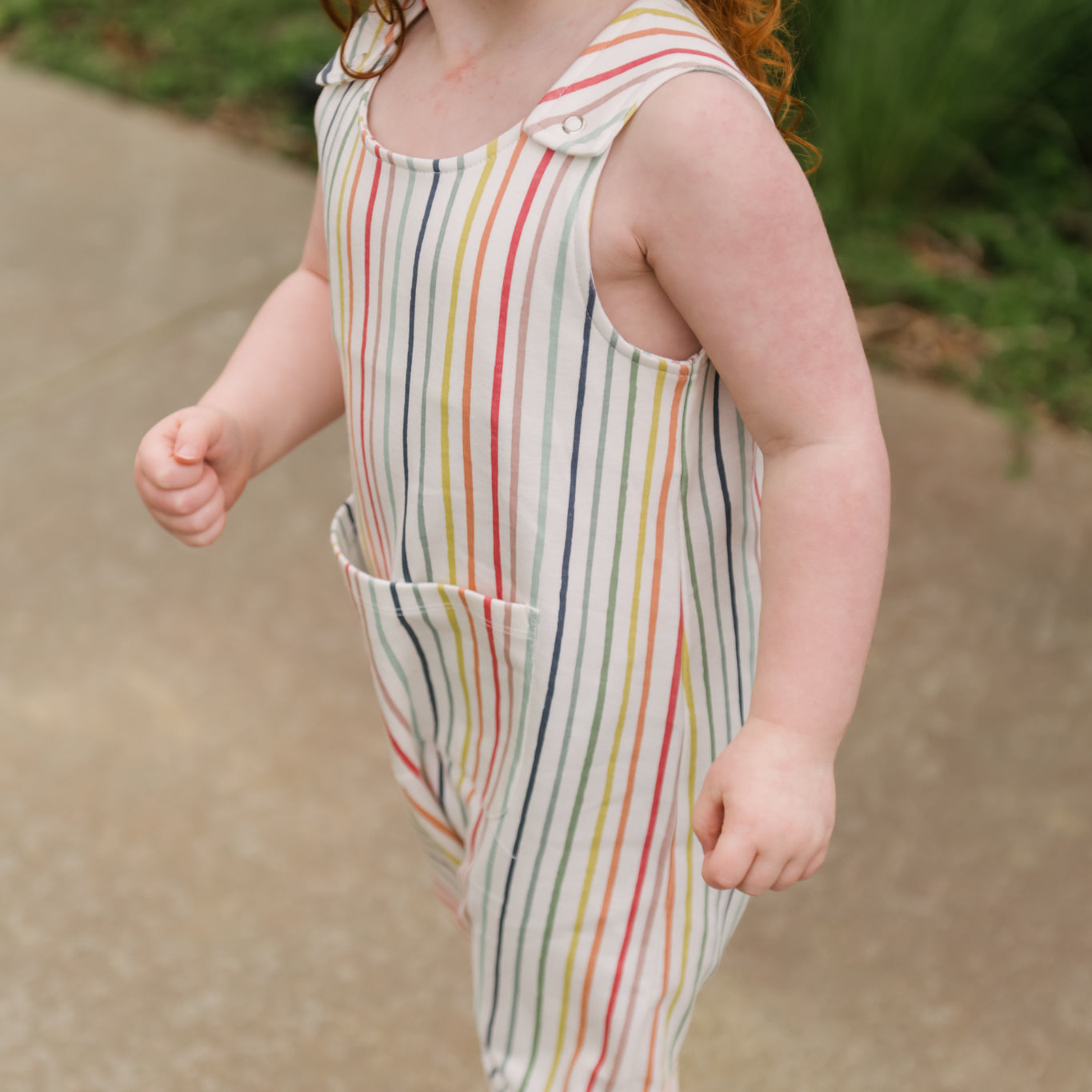 overall stripes away rainbow