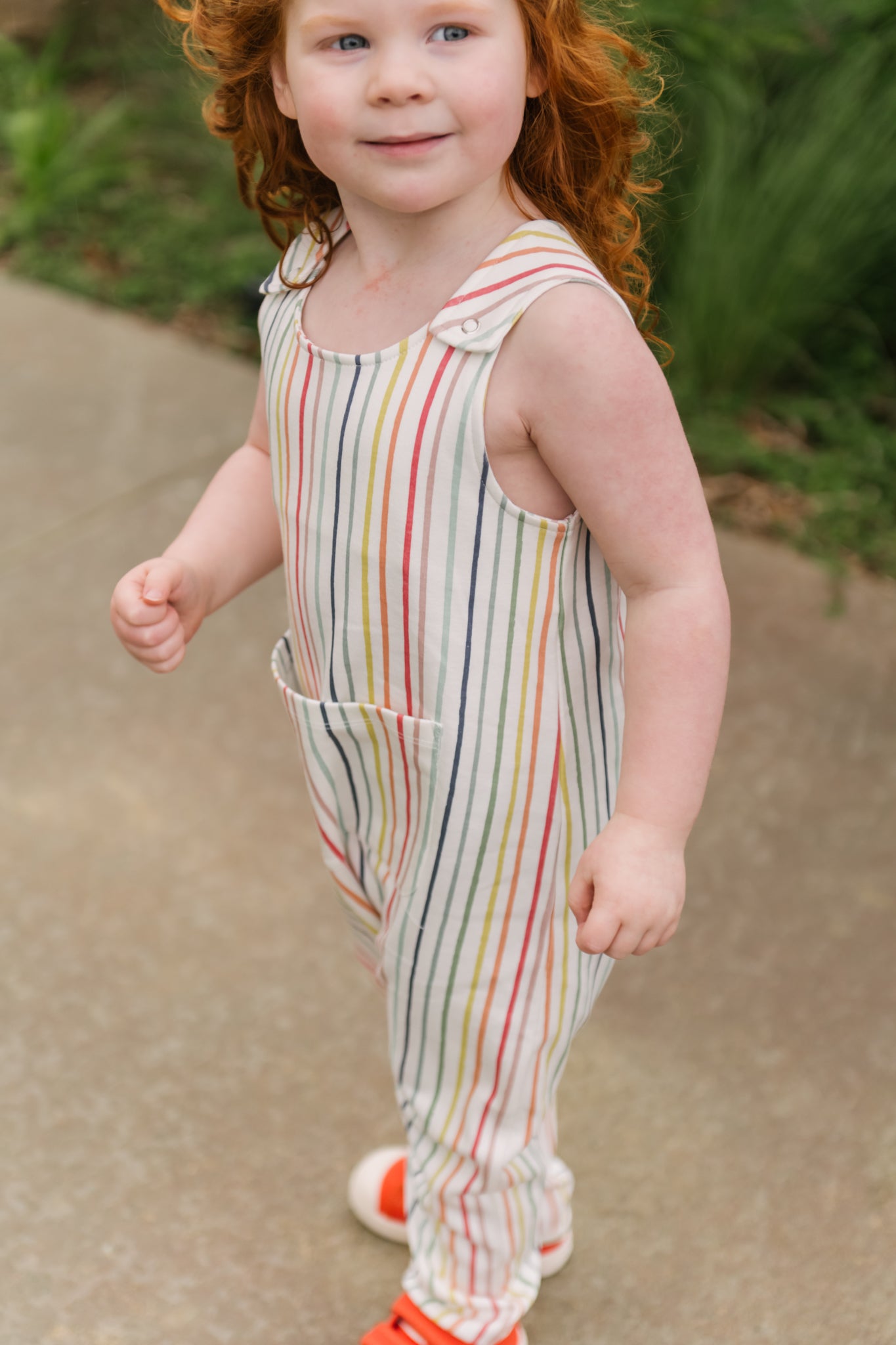 Overall - Stripes Away Rainbow