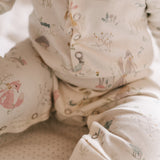 Henley Patch Pocket Romper - Forest Fable